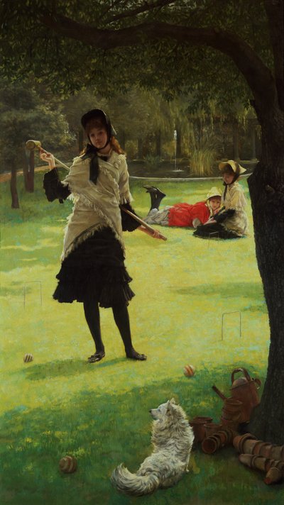 槌球，c.1878 作者 詹姆斯·雅克·约瑟夫·天梭