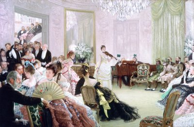 嘘！音乐会，c1875 作者 詹姆斯·雅克·约瑟夫·天梭