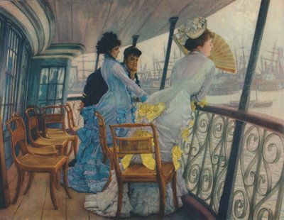 1948年，约1877年，登上HMS加尔各答。 作者 詹姆斯·雅克·约瑟夫·天梭