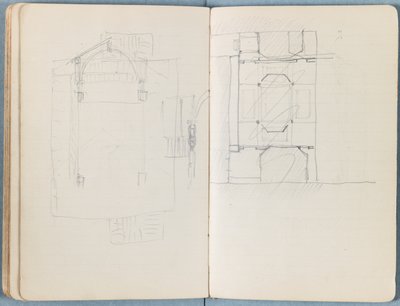 1880年代后期，《我们主耶稣基督一生的素描速写》专辑的页面（石墨和纸上水洗） 作者 詹姆斯·雅克·约瑟夫·天梭