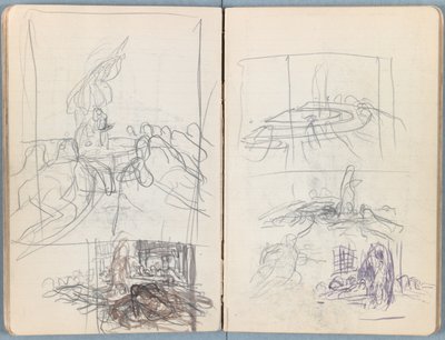 1880年代后期，《我们主耶稣基督一生的素描速写》专辑的页面（石墨和纸上水洗） 作者 詹姆斯·雅克·约瑟夫·天梭