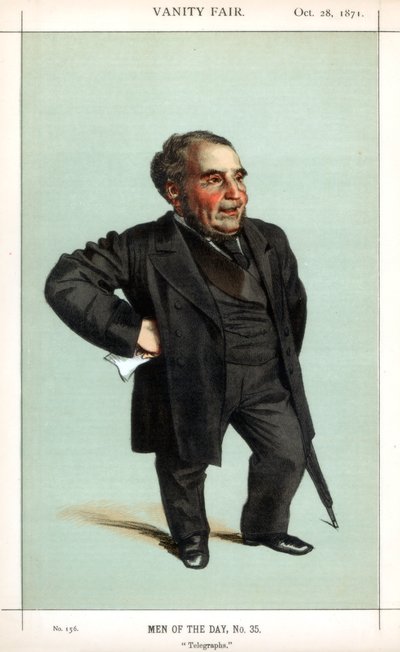 电报，1871年。 作者 詹姆斯·雅克·约瑟夫·天梭