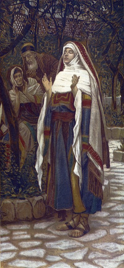 Magnificat（圣母领报后唱的赞美之歌）--"Magnificat"--出自《我们的主耶稣基督的生活》--1899年，作者是詹姆斯-蒂索--《我们的主耶稣基督的生活》，作者是雅克-约瑟夫（Jacques Joseph）--蒂索dit 作者 詹姆斯·雅克·约瑟夫·天梭