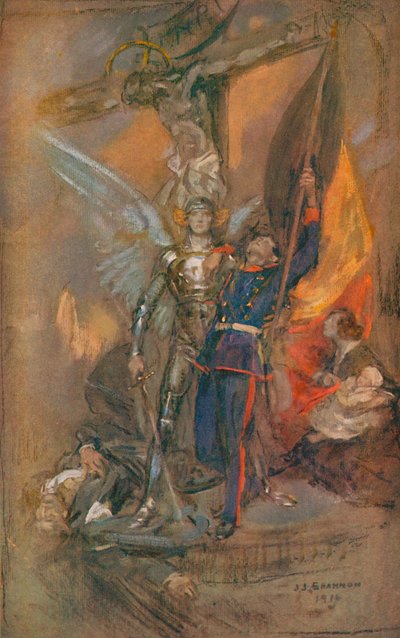 比利时圣迈克尔，1914年，1914年 作者 詹姆斯·杰布萨·香农