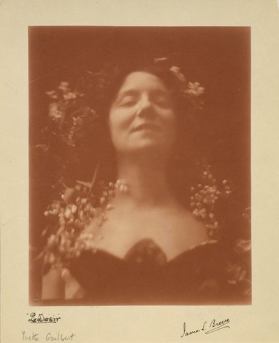 《欲望》：伊维特·吉尔伯特（Yvette Guilbert）肖像，1896年 作者 詹姆斯·L·布雷斯