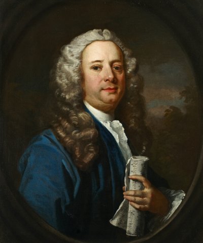 Francesco Geminiani，1725年 作者 詹姆斯·拉瑟姆（James Latham）