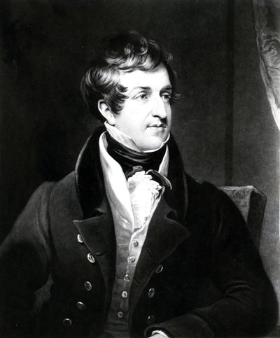 John Cam Hobhouse，由Charles Turner制作，1834年（mezzotint） 作者 詹姆斯·朗斯代尔