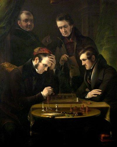 国际象棋选手 作者 詹姆斯·朗斯代尔