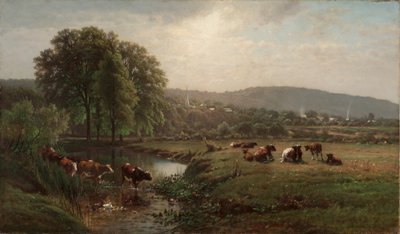 1873年在新英格兰的早晨。 作者 詹姆斯·麦克杜格尔·哈特