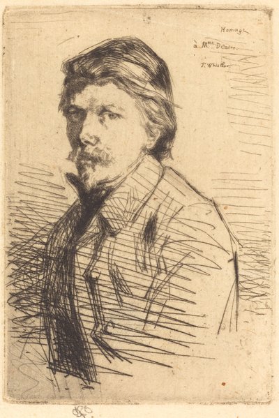 奥古斯特-德拉特 作者 James Abbott McNeill Whistler