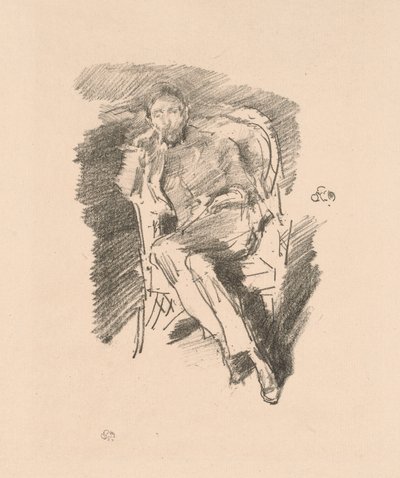 火光约瑟夫-彭内尔，第 2 号 作者 詹姆斯·麦克尼尔·惠斯勒
