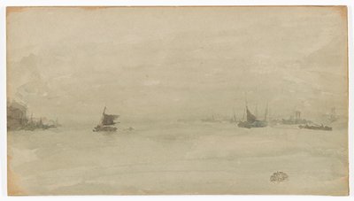 灰色和银色-利物浦 作者 詹姆斯·阿博特·麦克尼尔·惠斯勒