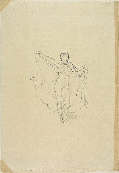 La Danseuse：裸体研究 作者 詹姆斯·阿博特·麦克尼尔·惠斯勒