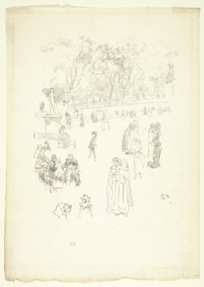 保姆："卢森堡的女仆们 作者 詹姆斯·阿博特·麦克尼尔·惠斯勒