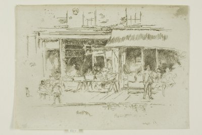 坚果店，圣詹姆斯广场，Houndsditch 作者 詹姆斯·麦克尼尔·惠斯勒