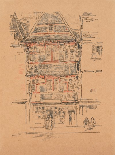 红房子，帕姆波尔 作者 詹姆斯·阿博特·麦克尼尔·惠斯勒