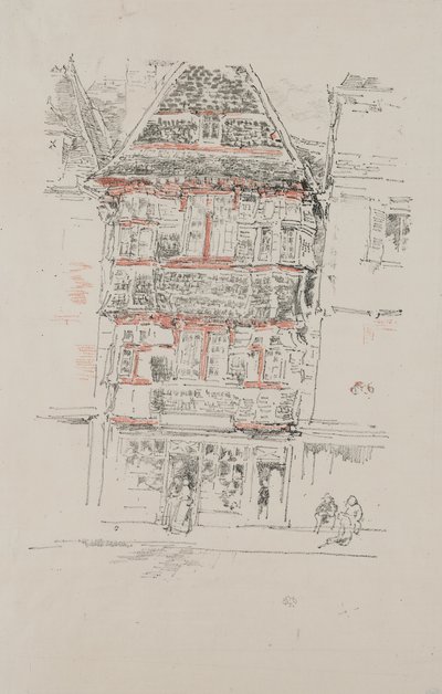 红房子，帕姆波尔 作者 詹姆斯·阿博特·麦克尼尔·惠斯勒