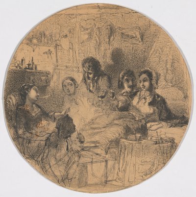 波希米亚生活》场景 作者 詹姆斯·麦克尼尔·惠斯勒
