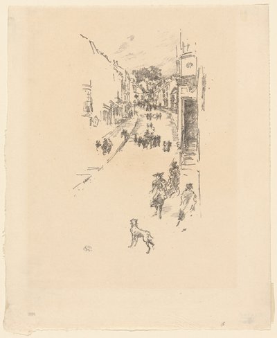 星期日，莱姆里吉斯 作者 詹姆斯·阿博特·麦克尼尔·惠斯勒