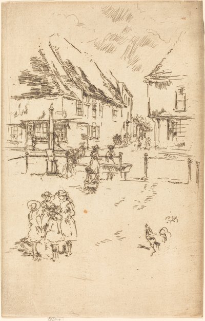公鸡和水泵 作者 詹姆斯·阿博特·麦克尼尔·惠斯勒