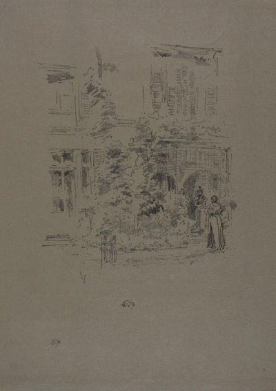 花园门廊 作者 詹姆斯·阿博特·麦克尼尔·惠斯勒