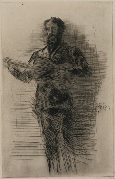 吉他手 (M.W. Ridley) 作者 詹姆斯·阿博特·麦克尼尔·惠斯勒