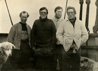 南方党在 "尼姆罗德 "号上》，1909年 作者 詹姆斯·默里