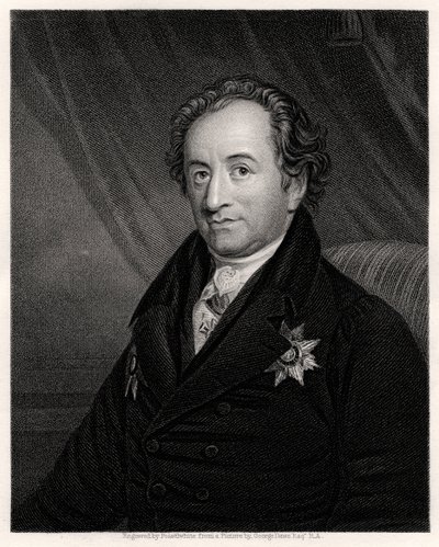 约翰·沃尔夫冈·冯·歌德（Johann Wolfgang von Goethe），德国诗人，戏剧家和科学家，十九世纪 作者 詹姆斯·波塞尔怀特
