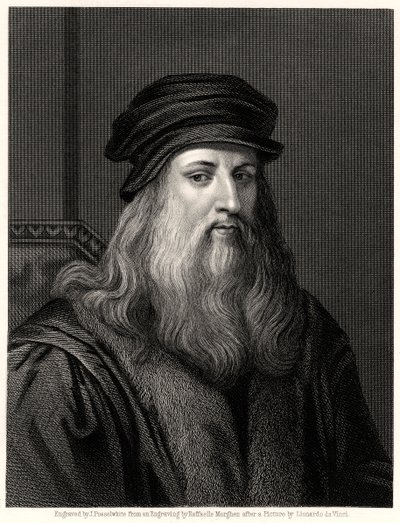 达芬奇（Leonardo da Vinci），十九世纪 作者 詹姆斯·波塞尔怀特