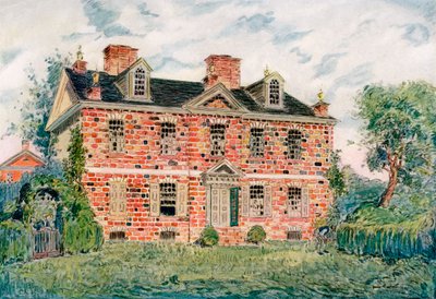 克莱夫登（Cliveden），美国宾夕法尼亚州日耳曼敦（Germantown），美国，建于1821年。 作者 詹姆斯·普雷斯顿