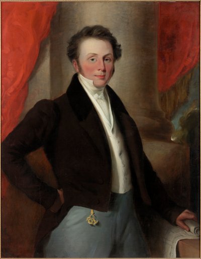 理查德·格兰杰的肖像，c.1827 作者 James Ramsay