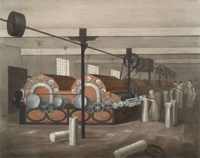梳理，棉花进展4号，酒吧。 1840 作者 詹姆斯·理查德·巴福特