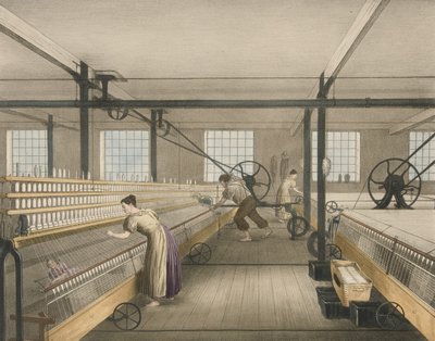 纺纱，棉花第6号进展，酒吧。 1840 作者 詹姆斯·理查德·巴福特