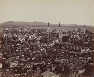 君士坦丁堡全景，1857 年（照片） 作者 詹姆斯·罗伯逊