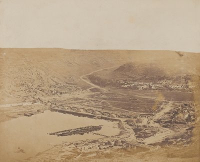 塞瓦斯托波尔的Woronzoff路，1855年 作者 詹姆斯·罗伯逊