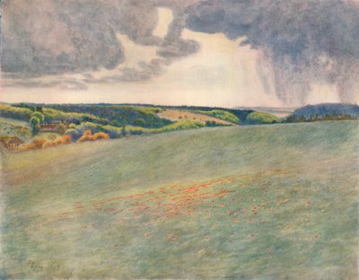 Box Hill和Ranmore from Tot Hill》，1913年，1914年 作者 詹姆斯·S·奥格威
