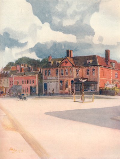 新旅馆和高街，埃普森，1911年，1914年 作者 詹姆斯·S·奥格威