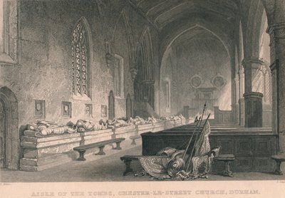 墓道，切斯特勒街教堂，达勒姆，1834年 作者 詹姆斯·桑兹