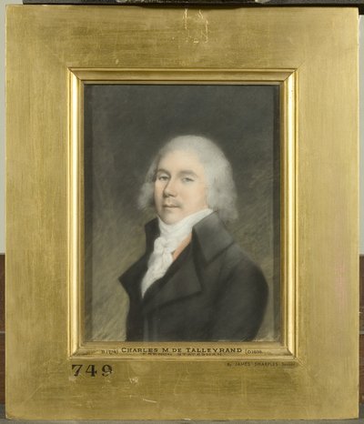 Charles Maurice de Talleyrand-Perigord（纸上粉彩） 作者 詹姆斯·夏普尔斯
