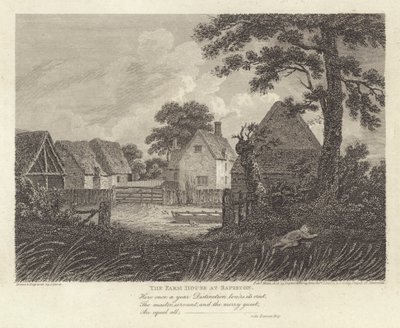 Robert Bloomfield, poet: The Farm House at Sapiston (engraving) 作者 詹姆斯·斯托勒