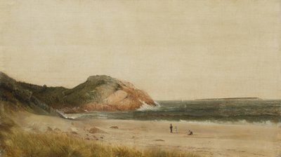 海滩场景（布面油画） 作者 詹姆斯·苏伊丹
