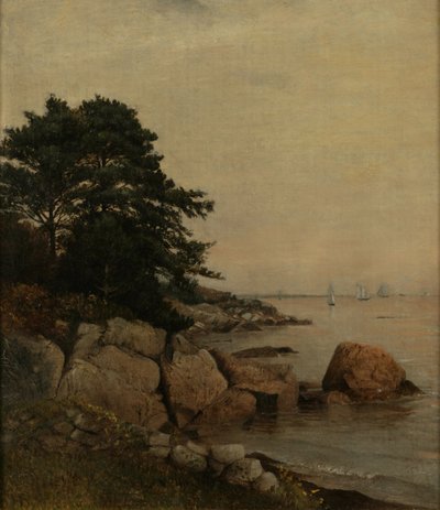 贝弗利岩石，约 1860 年（布面油画） 作者 詹姆斯·苏伊丹