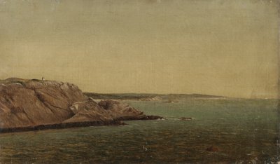 岩石与海洋（布面油画） 作者 詹姆斯·苏伊丹