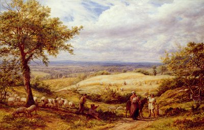 旅人，约1872年（布面油画） 作者 詹姆斯·托马斯·林内尔