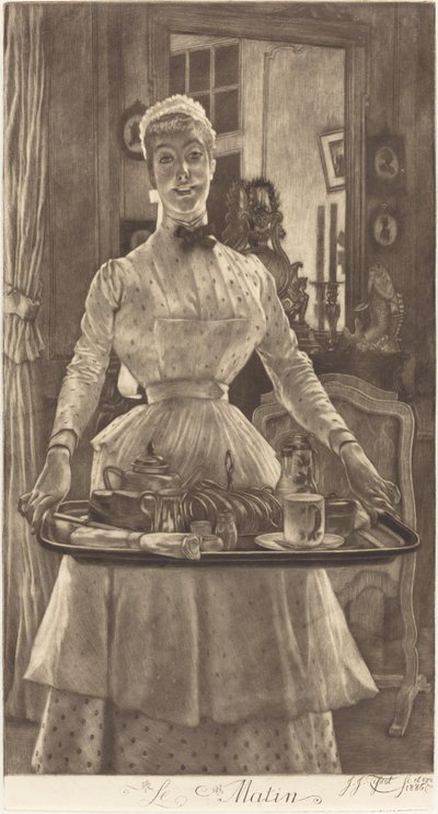 Le Matin Morning, 1886. 作者 詹姆斯天梭
