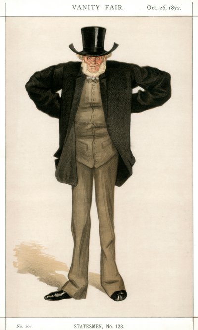 泰恩河畔纽卡斯尔，英国政治家约瑟夫·科恩（Joseph Cowen），1872年。 作者 詹姆斯·雅克·约瑟夫·天梭