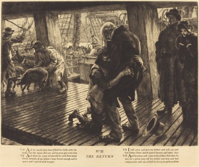 归来》，1882年。 作者 詹姆斯天梭