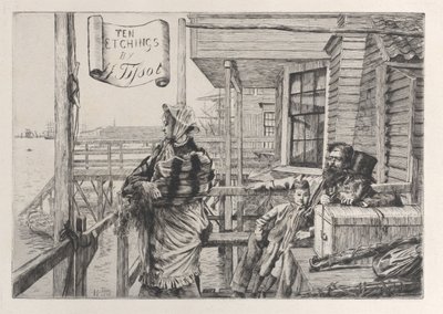 三只乌鸦旅馆，格雷夫森德，1877年。 作者 詹姆斯天梭