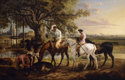 查尔斯·布朗特爵士（Sir Charles Blunt）在野猪之死，1816年 作者 詹姆斯·沃德