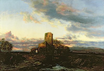 波特彻斯特城堡，1895年 作者 詹姆斯·韦伯